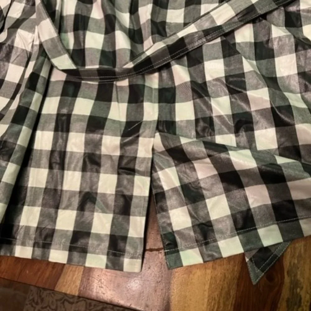 BCBGeneration Checkered Raincoat - Picture 9 of 9